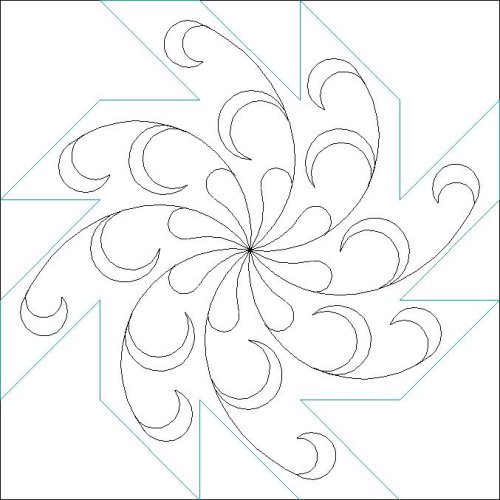 (image for) Cathys Star Wreath Center-L05099