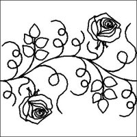 (image for) Climbing Roses Border 1-L04429*