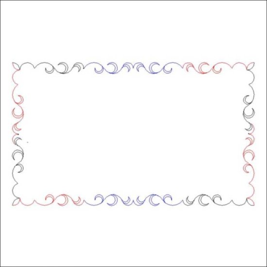 (image for) Curl and Point Narrow Border 2-L03544*