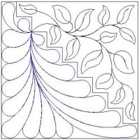 (image for) Log Cabin Feathers 9 and Leaves 8-L00599
