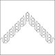 (image for) Judys Prism Tablerunner Striped Point-L04912*