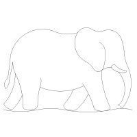 (image for) Elephants for Cindy Big-L04053*