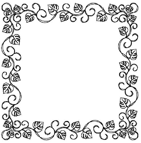 (image for) Leaf and Ribbon border and corner_2-L00568