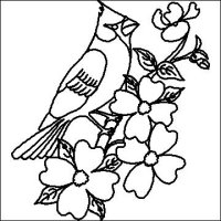 (image for) Cardinal and Dogwood-L00141*