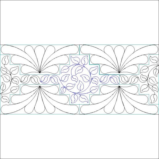 (image for) Debs Leaf Border 1-L03734*