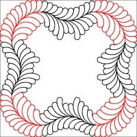 (image for) Debs Undulating Border and Corner-L03741*