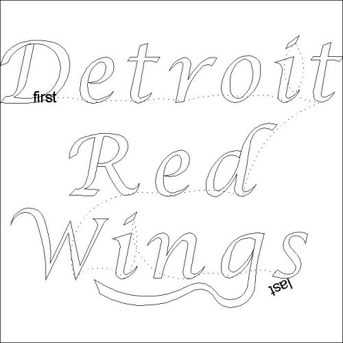 (image for) Detroit Red Wings_Words-L06369