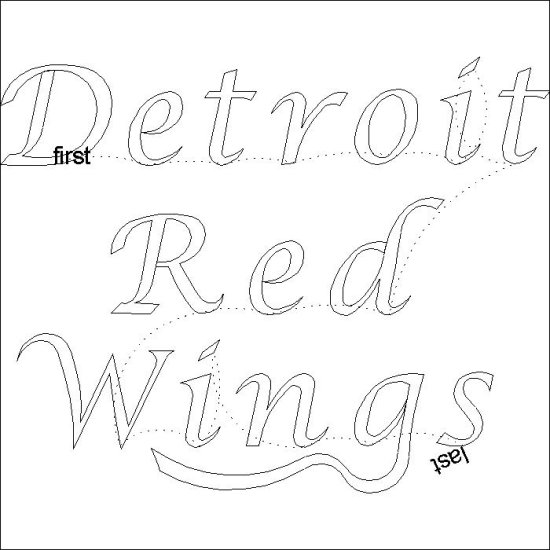 (image for) Detroit Red Wings_Words-L06369