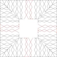 (image for) Diamond Piano Key_Border and Corner-L06426