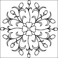 (image for) Dogwood Medallion 2-L03849*