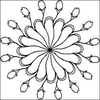 (image for) Dogwood Medallion 1-L03862*