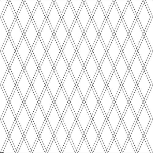 (image for) Double Diamond Crosshatch_16 in-L06305