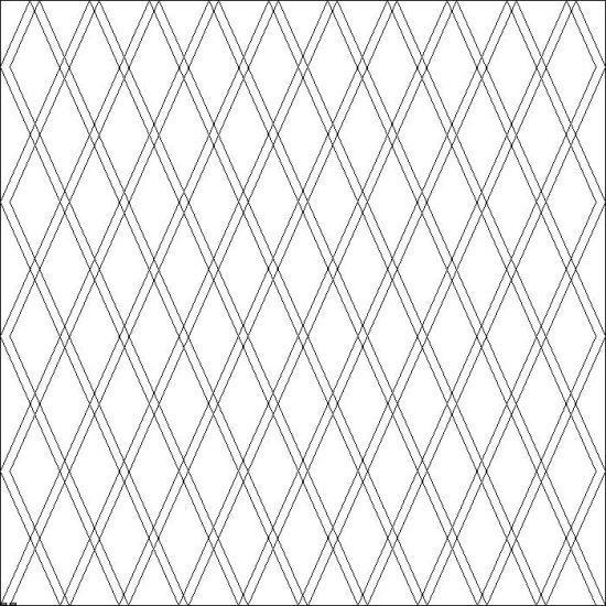 (image for) Double Diamond Crosshatch_16 in-L06305