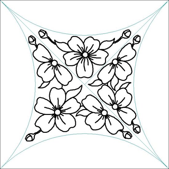 (image for) DWR_Cherry Blossom_Block partials_diagonal-L06819