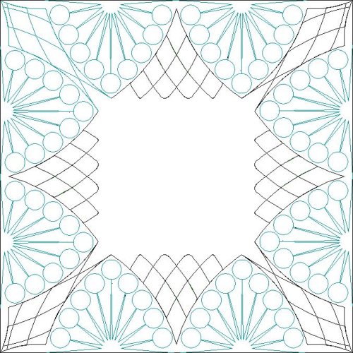 (image for) JN Frozen Fountain_Inner border and corner triangle crosshatch-L05288