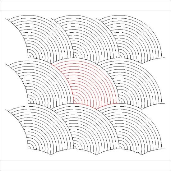 (image for) Baptist Fan_Simplified_16 arcs-L01536 - Click Image to Close