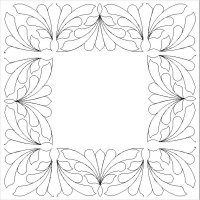 (image for) Feather and Acanthus Border and Corner 2-L05105*
