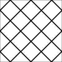 (image for) Crosshatch Square 3-L03626*