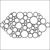 (image for) Bubbles Long Hexagon-L01717*