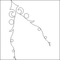 (image for) Judys Succulent Jade Ribbon Star Inner Arc Curls-L05035*
