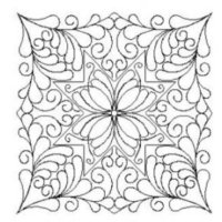 (image for) Feather Fantasy Small Star Block-L00465