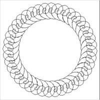 (image for) Curls Wreath-L04603*
