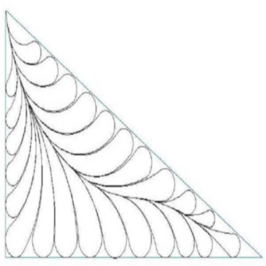 (image for) Faberge Feather Triangle 30-60-90-L01175