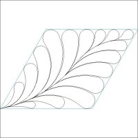 (image for) Faberge Feather Hexagon Diamond-L01174