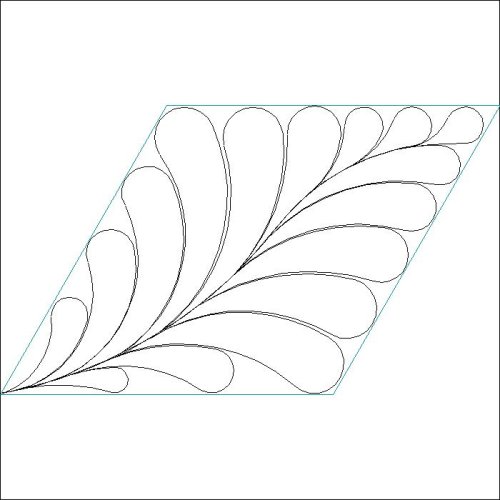 (image for) Faberge Feather Hexagon Diamond-L01174