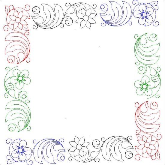 (image for) Fantasy Garden_Border and Corner_14-L06240