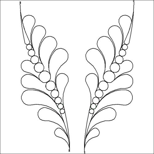 (image for) Feather and Pearl Parallelogram_small-L05489