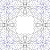 (image for) Feather and Pearl_Border and Corner_2-L06747