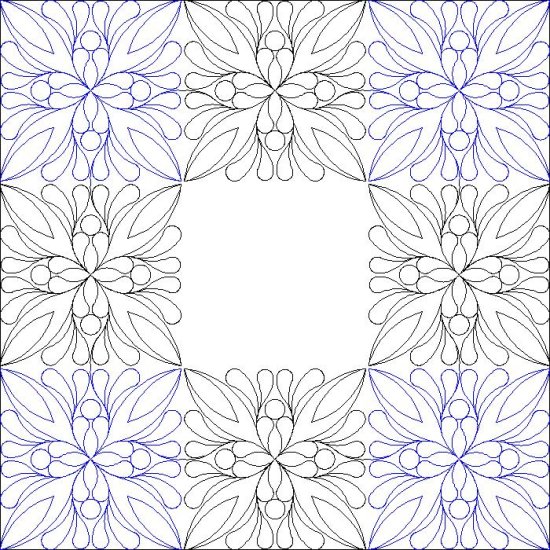 (image for) Feather and Pearl_Border and Corner_2-L06747