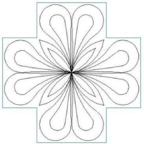 (image for) Feather and Point Cross 2-L01504*