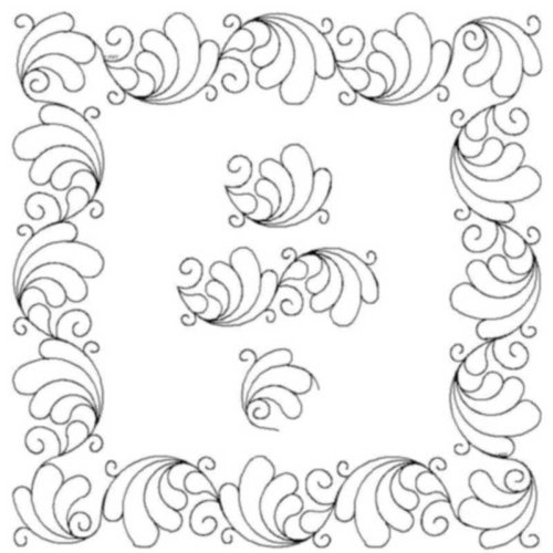 (image for) Feather Fantasy_border and corner_4-L00613