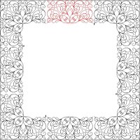 (image for) Feather Fantasy Border and Corner_14-L06257