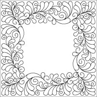 (image for) Feather Fantasy Border and Corner_8-L06324