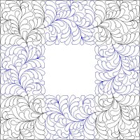 (image for) Feather Border and Corner_1-L06358