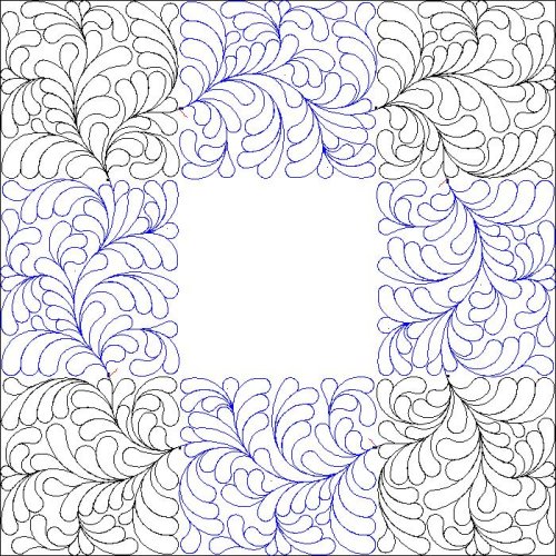 (image for) Feather Border and Corner_1-L06358