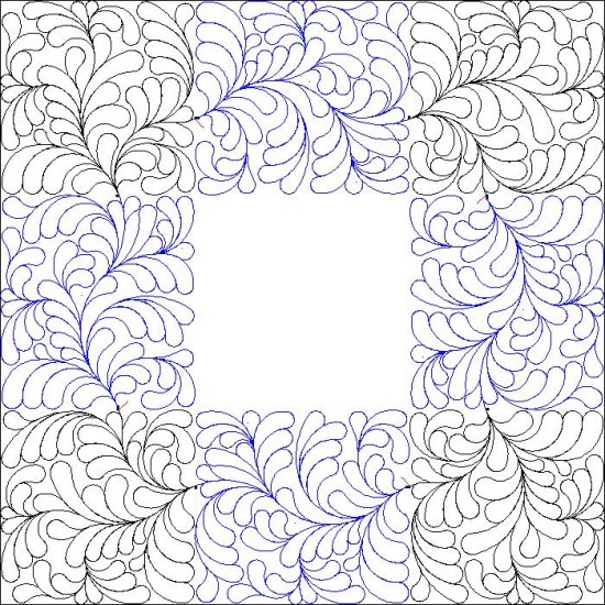 (image for) Feather Border and Corner_1-L06358