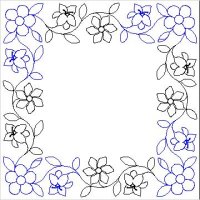 (image for) Floral Vine Border and Corner 2-L04697*