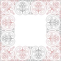 (image for) Flowering Hearts_Border and Corner-L06583