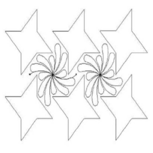 (image for) Friendship Star feather fill and fill p2p-L00480