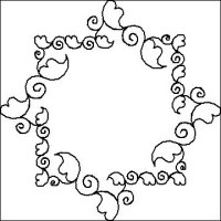 (image for) Heart Swirl frame-L00274*