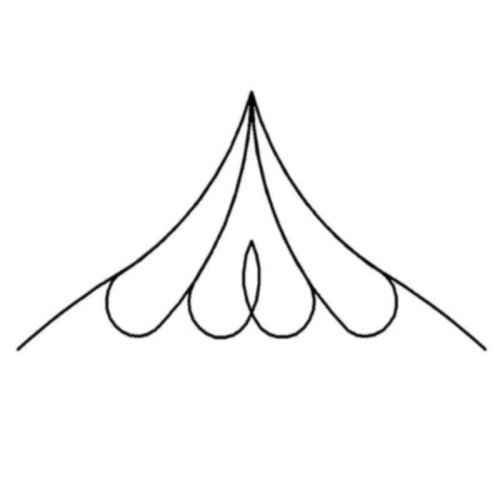 (image for) Janes Feather triangle_p2p-L00996