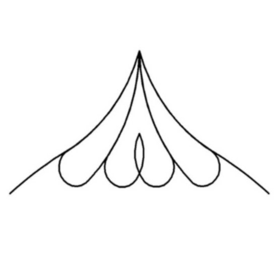 (image for) Janes Feather triangle_p2p-L00996