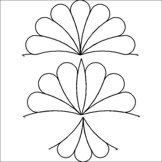 (image for) JDJ Aurora_Feather_half and quarter circles-L06798