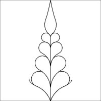 (image for) JDJ Midnight Stars_Large Feather-L06765