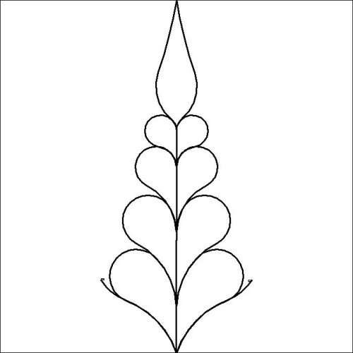 (image for) JDJ Midnight Stars_Large Feather-L06765