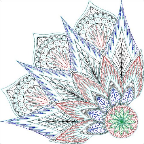 (image for) JN Carnival Flower_Center-L05332